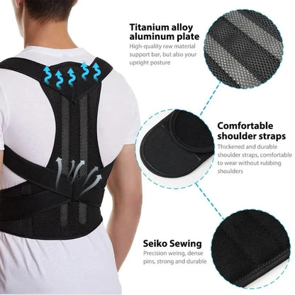 Chaleco Corrector de Postura Ergonómico